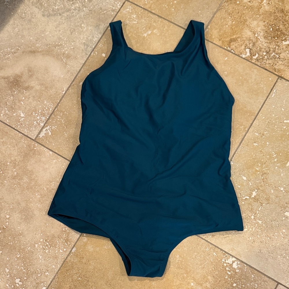 Women's Eddie Bauer One-Piece Swimsuit Teal